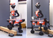 Mobile Manipulation Robot Momaro Traversing Barrrier.