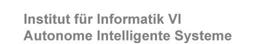 Institut für Informatik VI: Autonome Intelligente Systeme