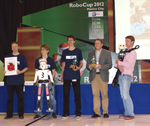 RoboCup 2012: NimbRo TeenSize award ceremony