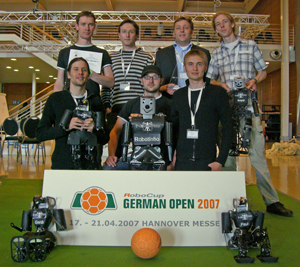 Team NimbRo @ RoboCup German Open 2007 in Hannover