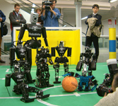 Humanoid Soccer Robots at Humanoids 2006 in Genova