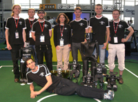 Team NimbRo with robots and Tropies